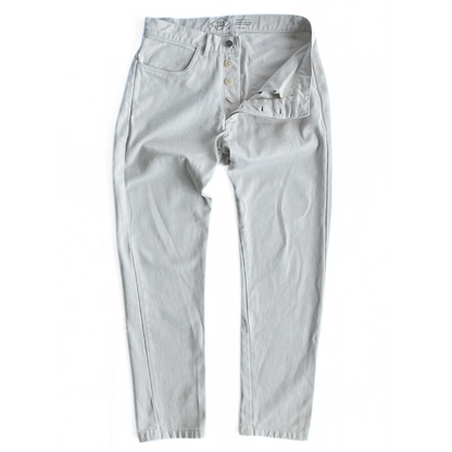 Alex Crane Cham Linen Pants in White / Beige
