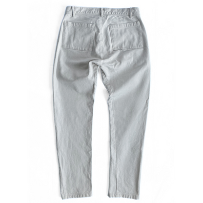 Alex Crane Cham Linen Pants in White / Beige