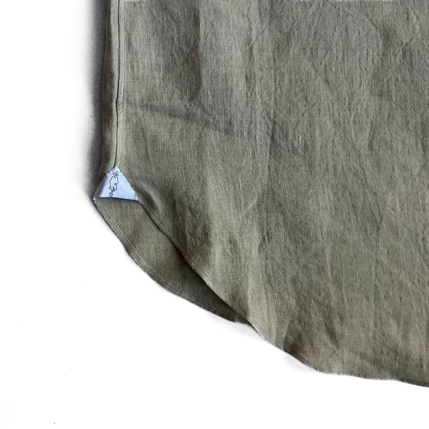 Arnys Paris Linen Shirt in Military Green