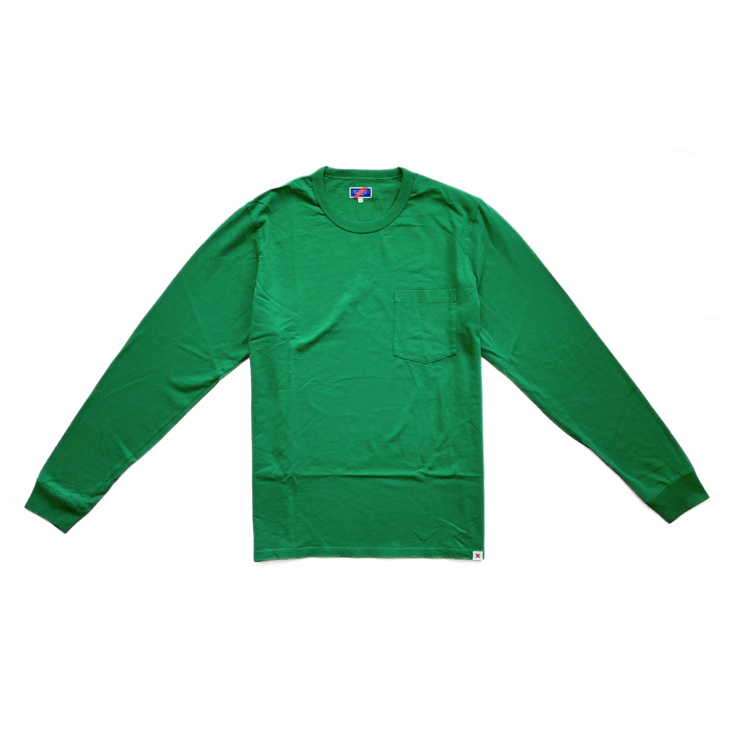 Best Made Co. Pocket Longsleeve T-Shirt in Parakeet Green
