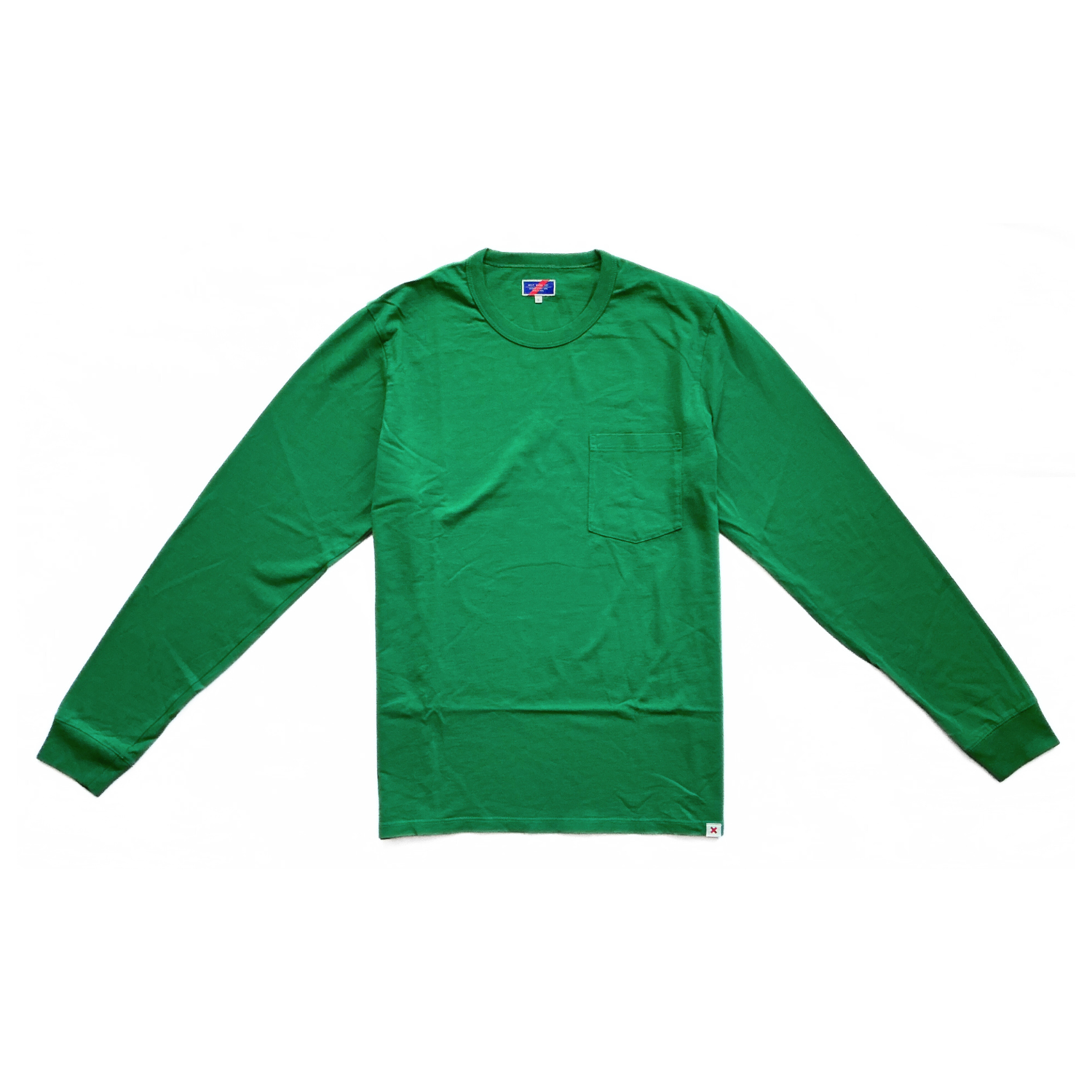 Best Made Co. Pocket Longsleeve T-Shirt in Parakeet Green