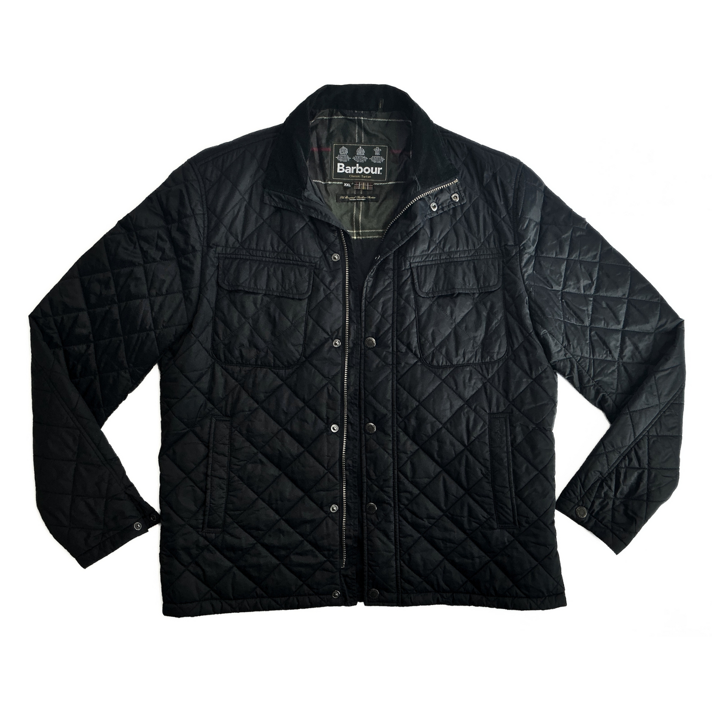 Barbour Laggan Quilted Jacket in Dark Navy
