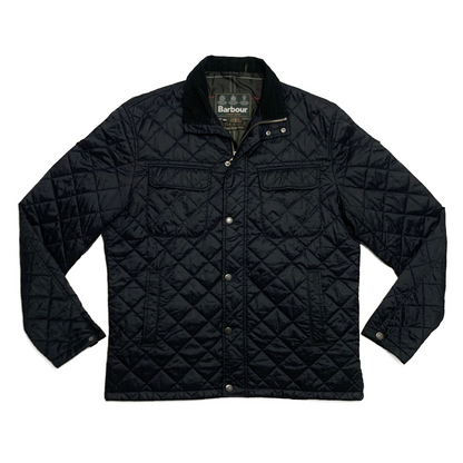 Barbour Laggan Quilted Jacket in Dark Navy