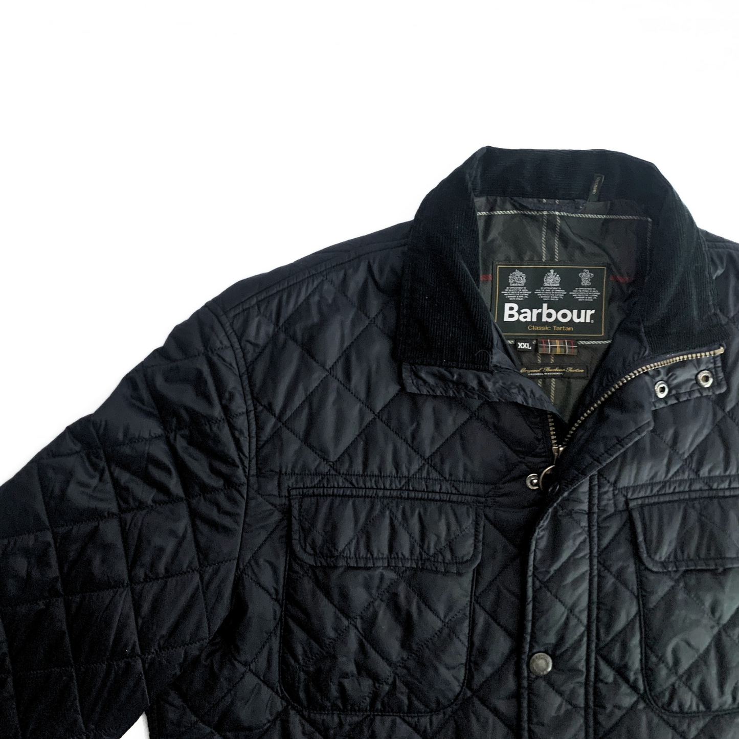 Barbour Laggan Quilted Jacket in Dark Navy