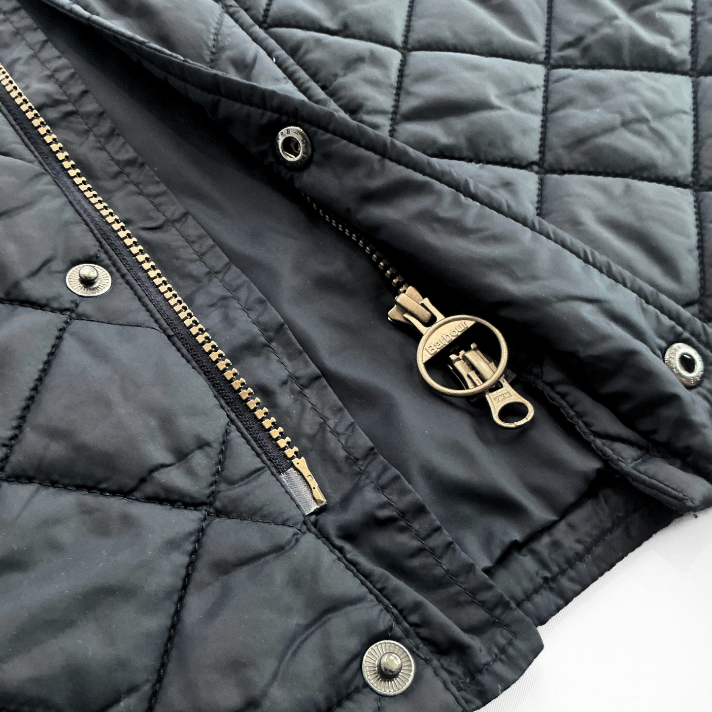 Barbour Laggan Quilted Jacket in Dark Navy