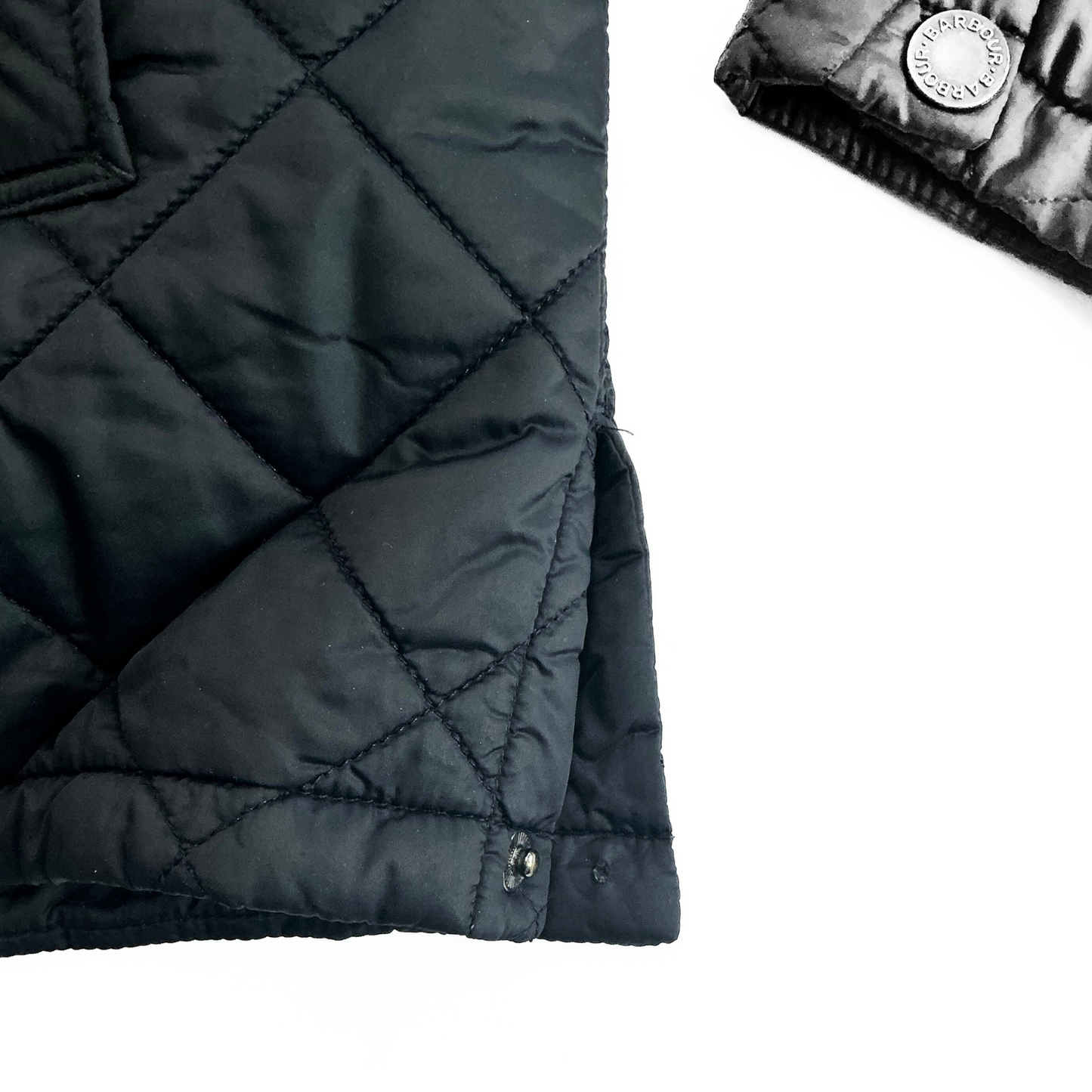 Barbour Laggan Quilted Jacket in Dark Navy