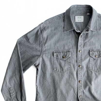 Billy Reid Double Dye Shoals Denim Shirt