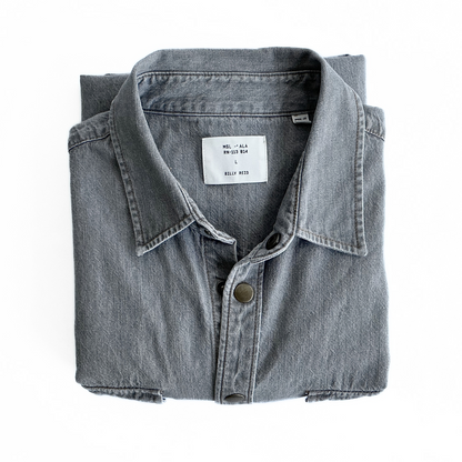 Billy Reid Double Dye Shoals Denim Shirt