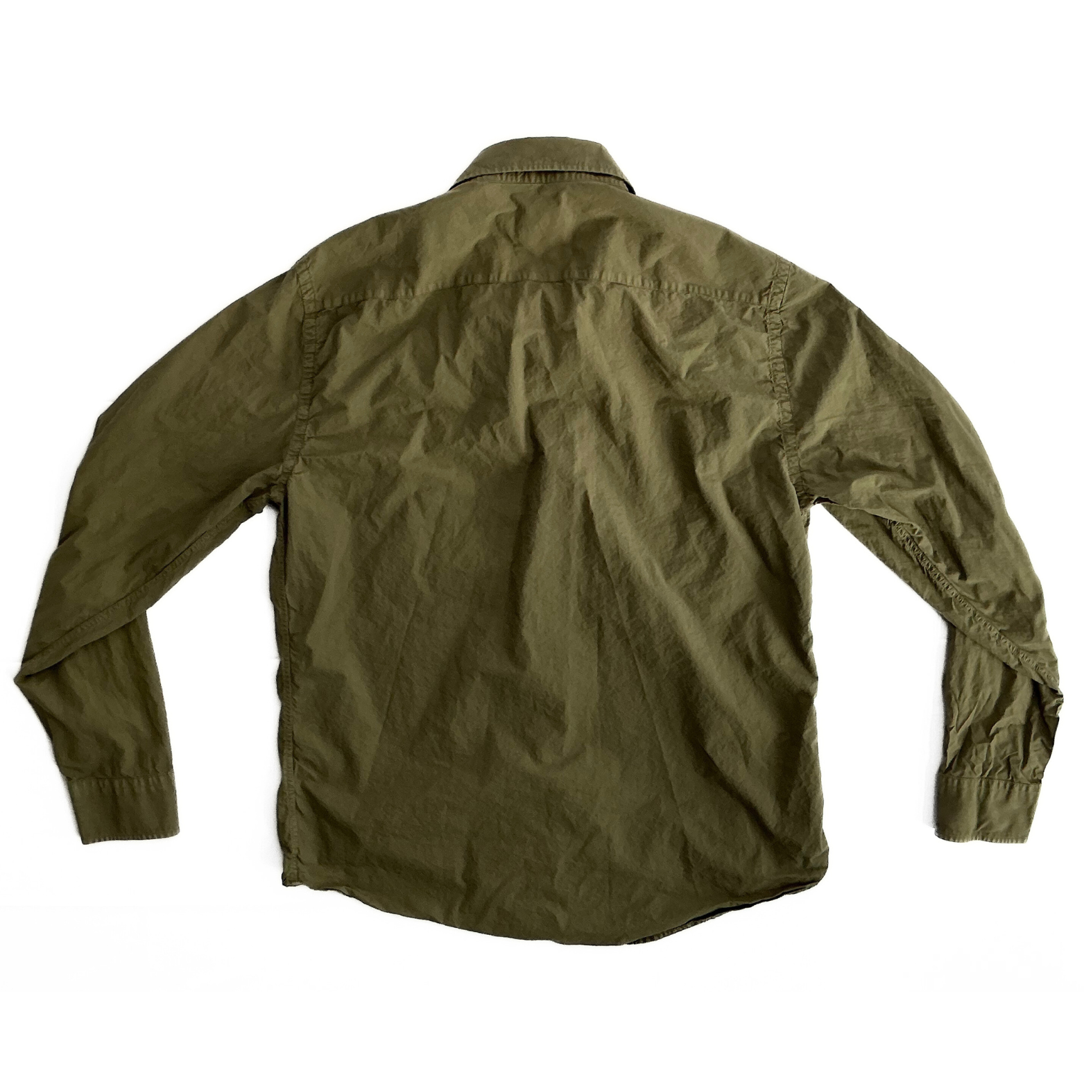 Billy Reid Safari Shirt in Military Green