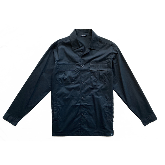 Boggi Milano Overshirt Jacket in Dark Navy