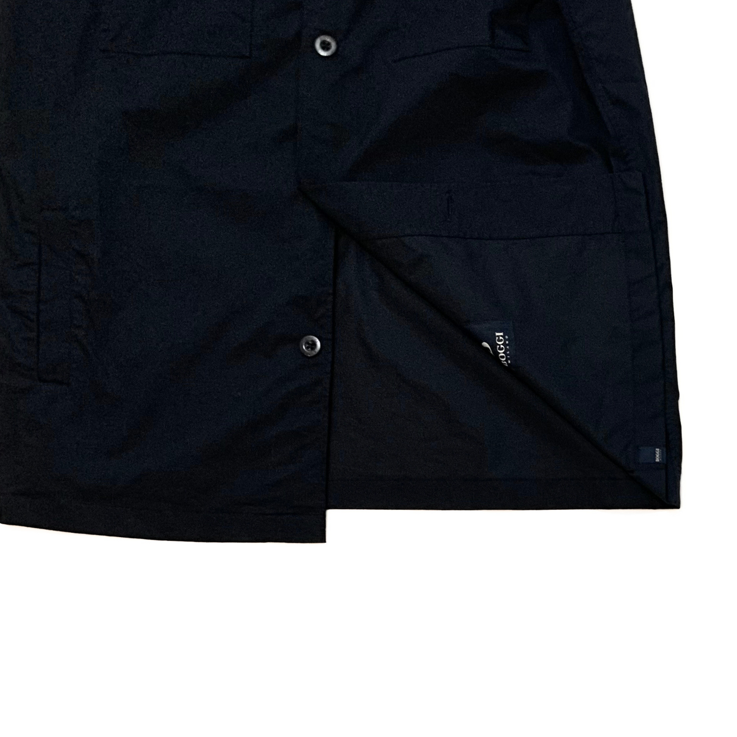 Boggi Milano Overshirt Jacket in Dark Navy