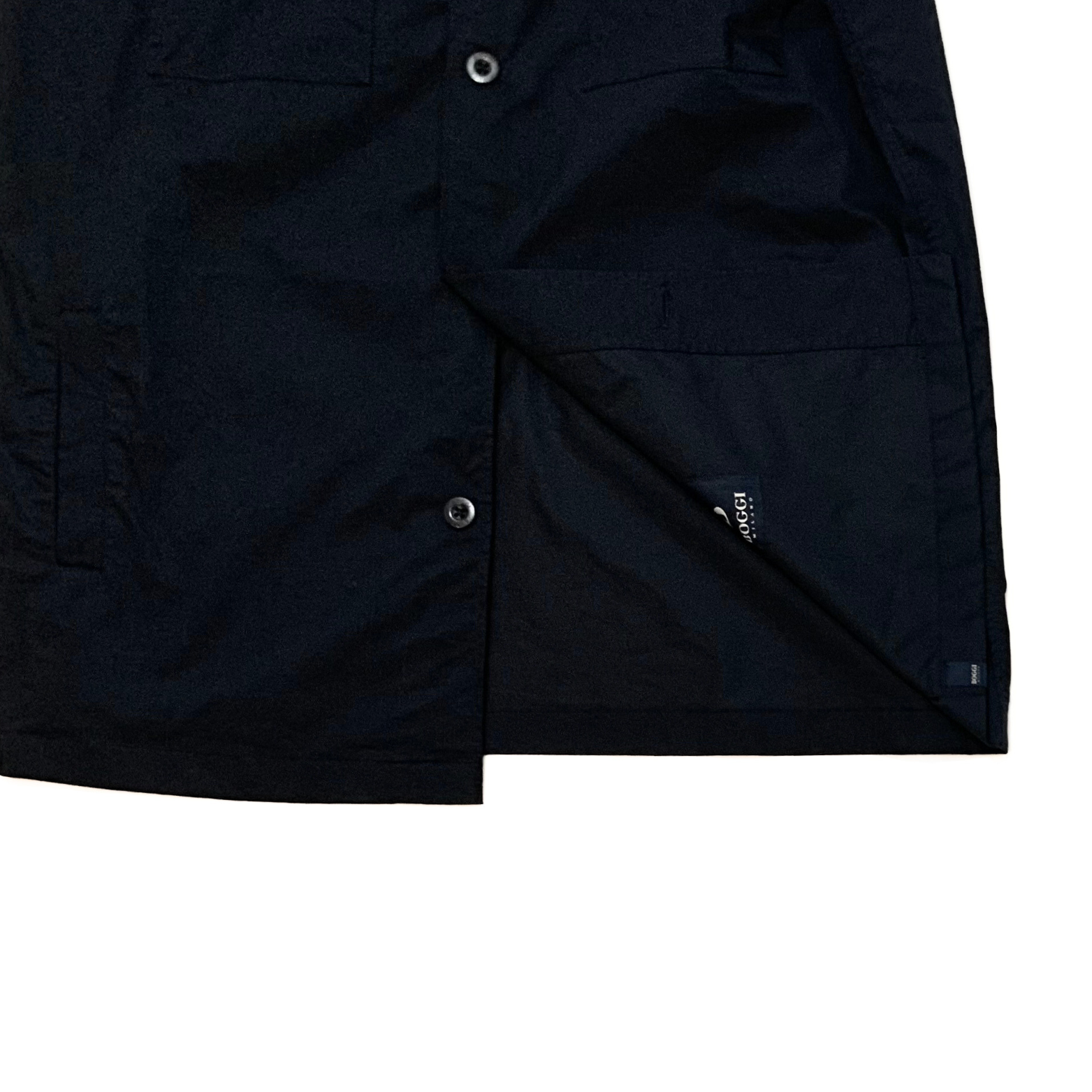 Boggi Milano Overshirt Jacket in Dark Navy