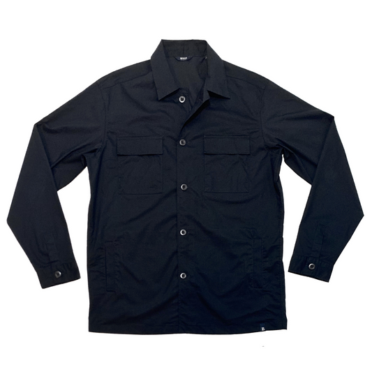 Boggi Milano Overshirt Jacket in Dark Navy