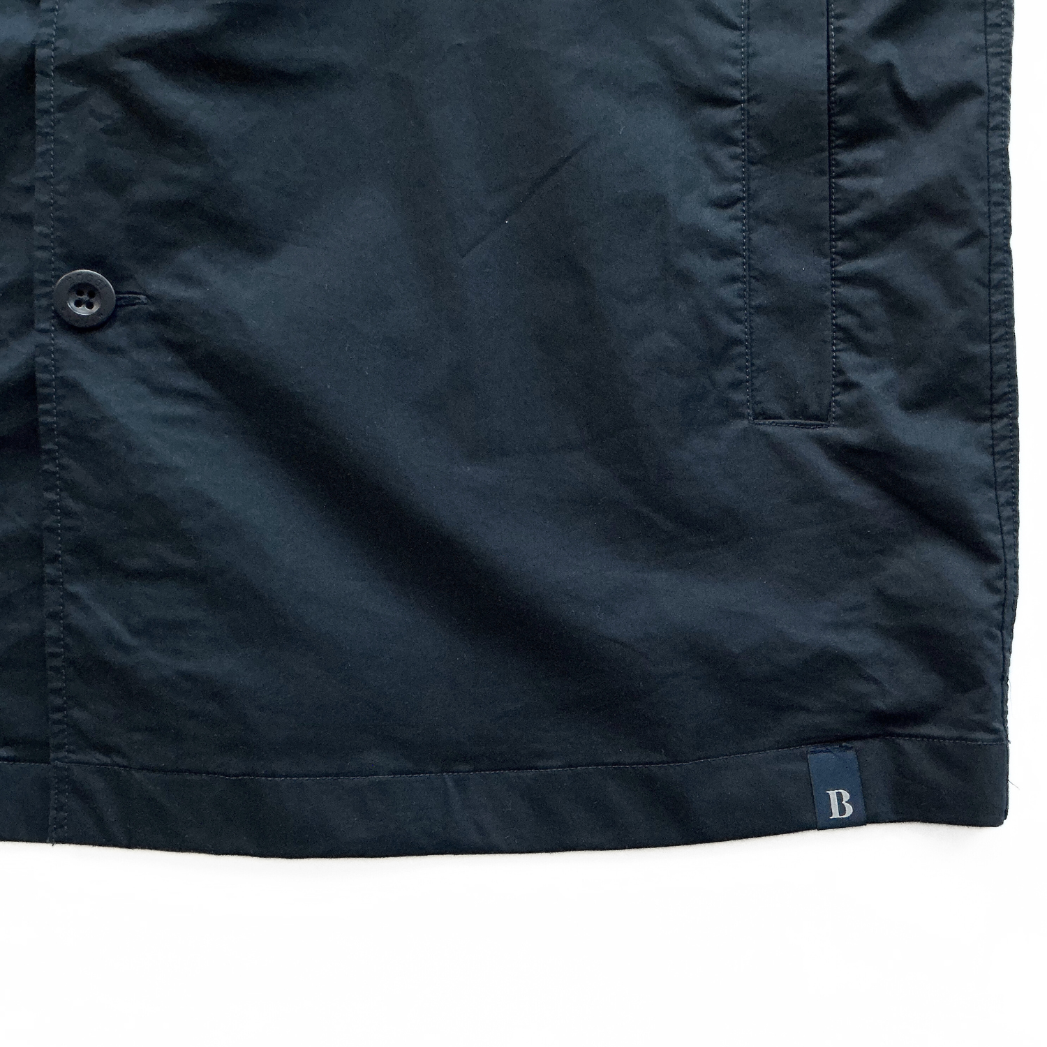 Boggi Milano Overshirt Jacket in Dark Navy