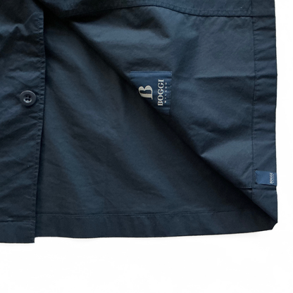 Boggi Milano Overshirt Jacket in Dark Navy