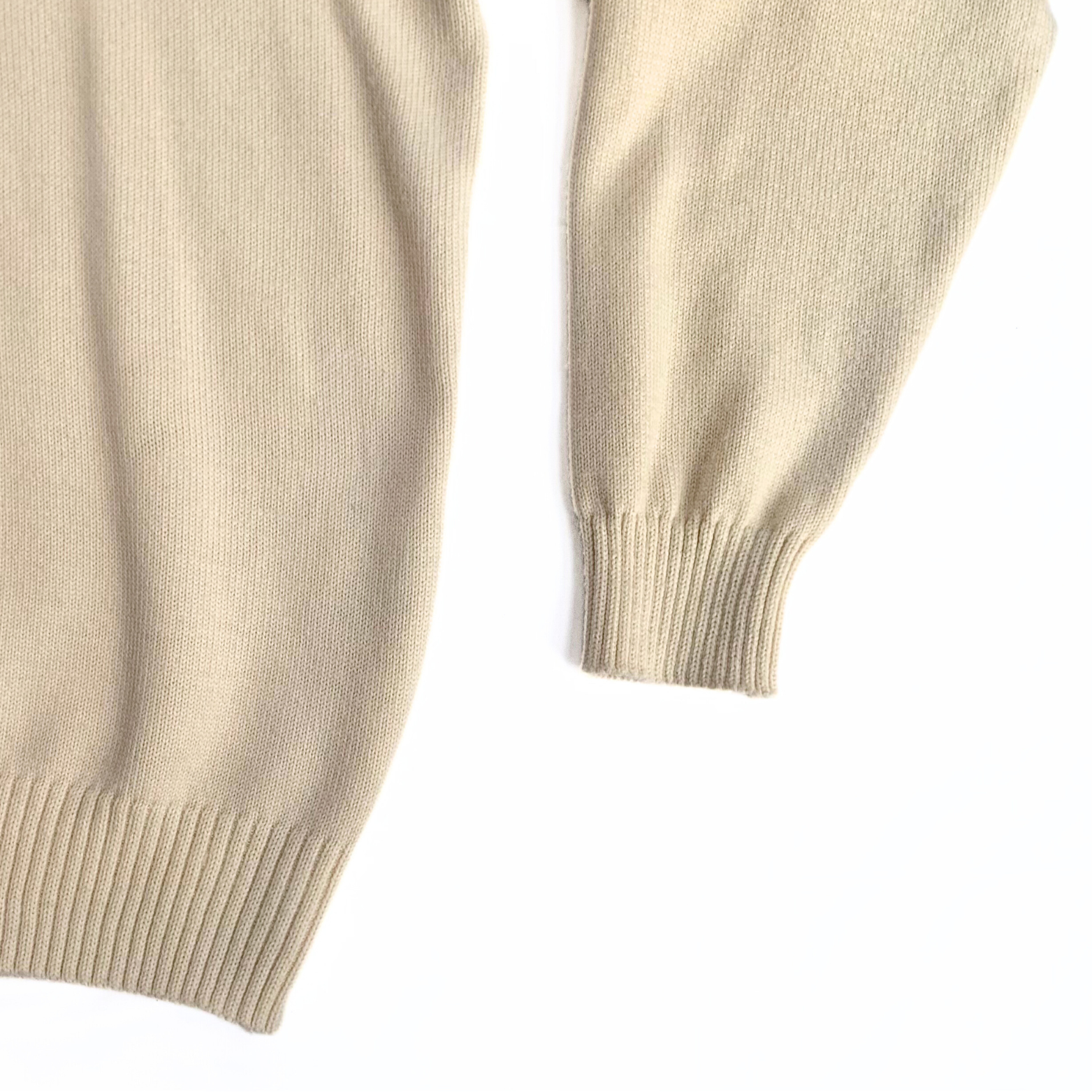 Bogner Half Zip Sweater Cream Rare