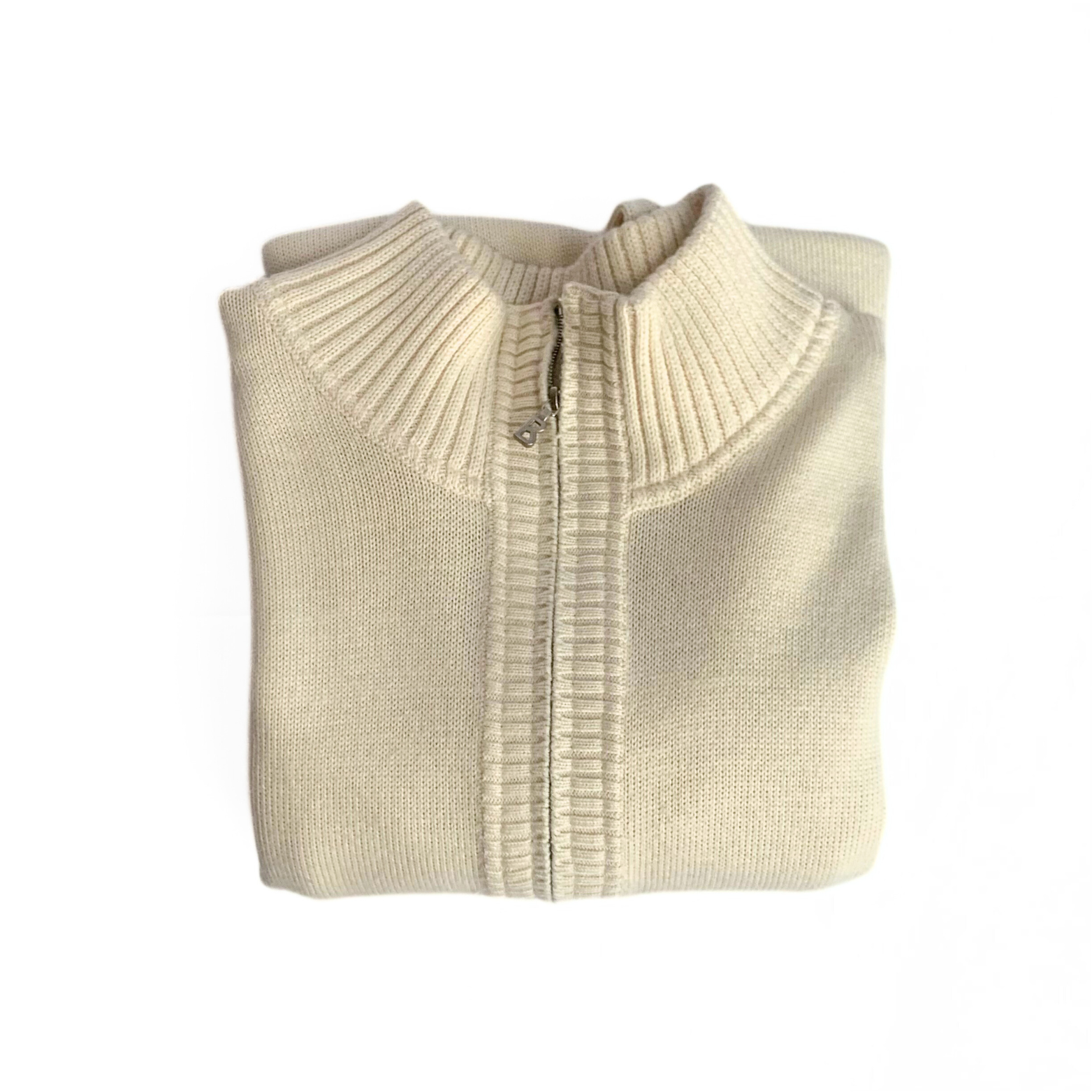 Bogner Half Zip Sweater Cream Rare