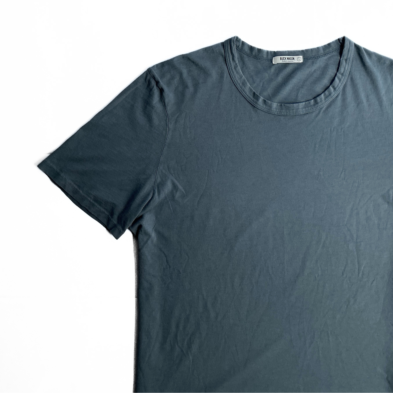 Buck Mason T Shirt in Cloud Blue