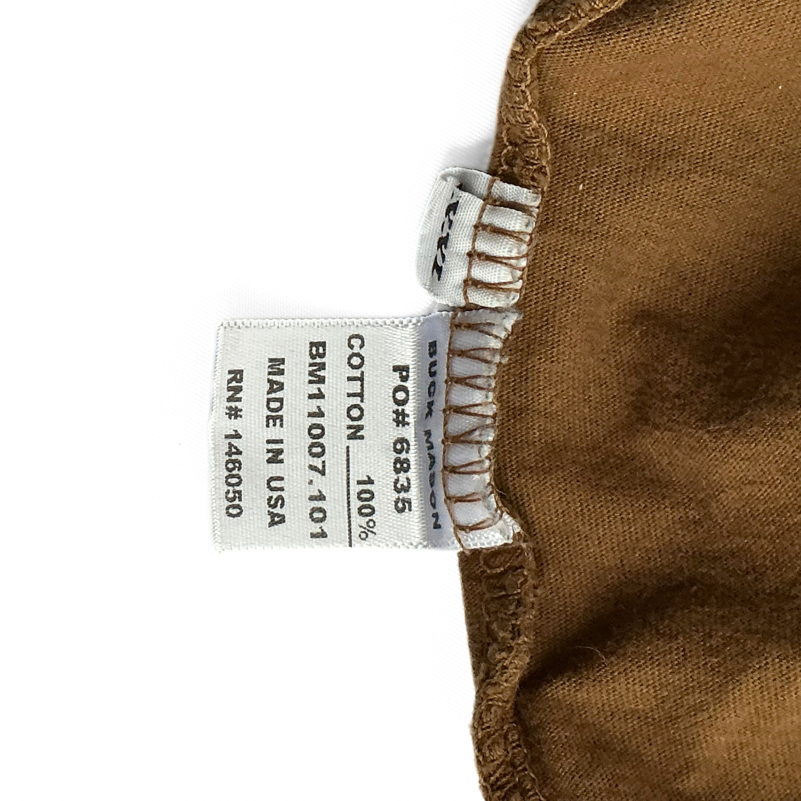 Buck Mason T Shirt in Khaki Brown