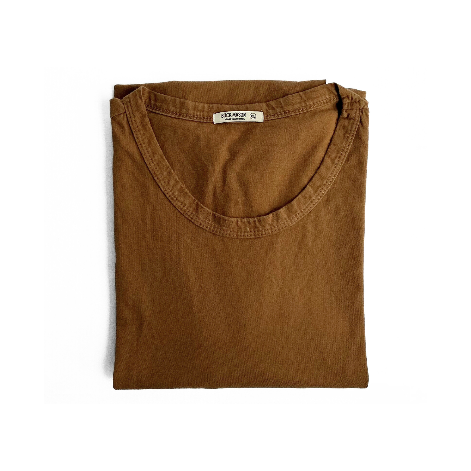 Buck Mason T Shirt in Khaki Brown