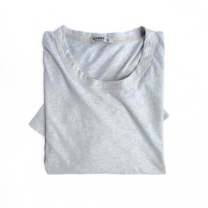 Buck Mason Curved Hem T-Shirt Oat 