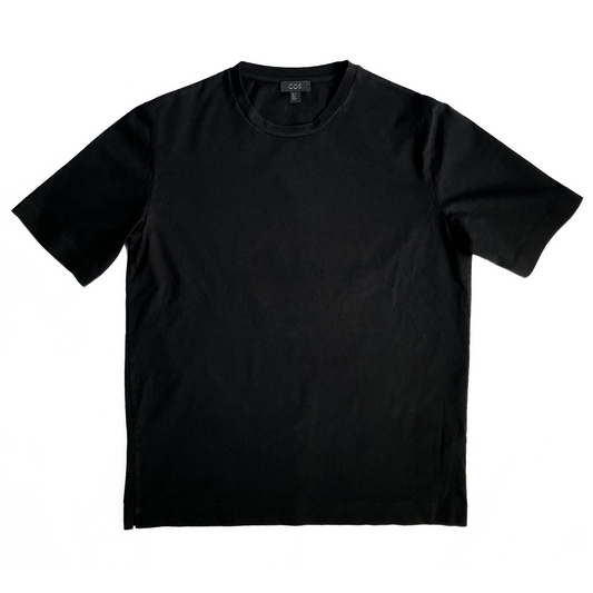 COS Technical Fabric T-Shirt in Black