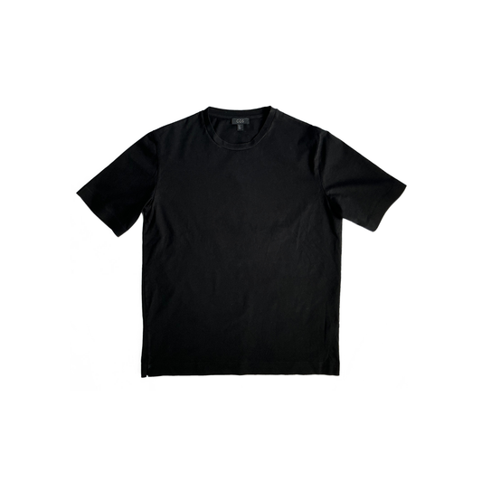 COS Technical Fabric T-Shirt in Black