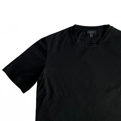 COS Technical Fabric T-Shirt in Black