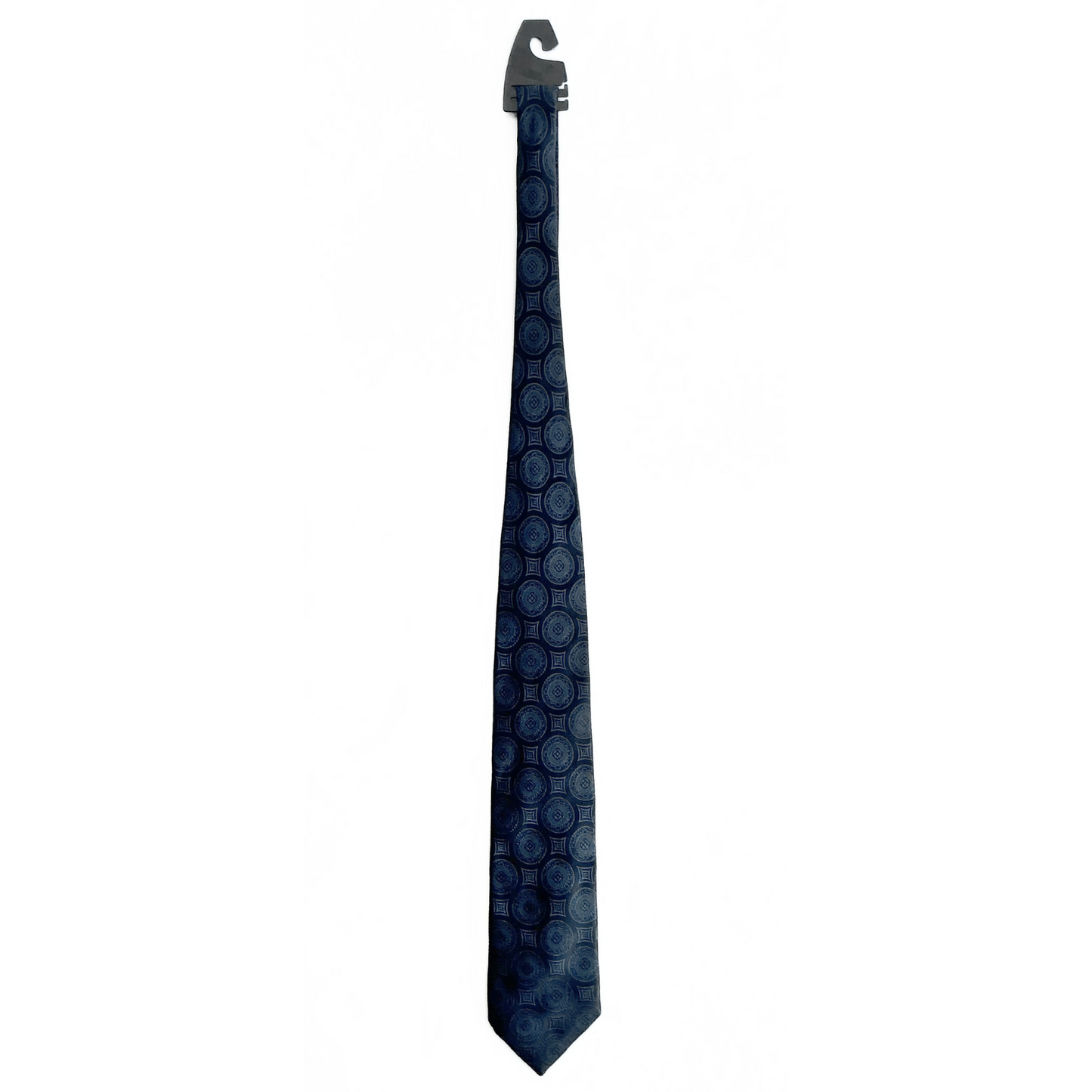 Canali Patterned Tie in Ink Blue Floral