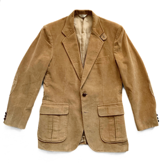 Carl Michaels Corduroy Blazer in Beige / Camel