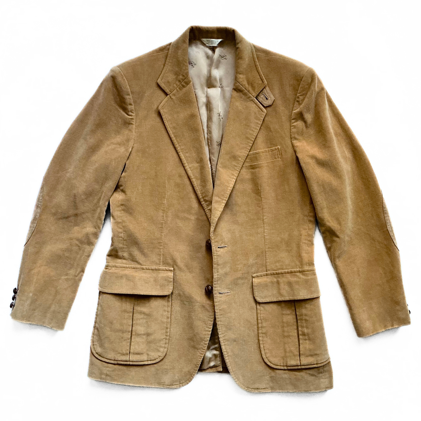 Carl Michaels Corduroy Blazer in Beige / Camel