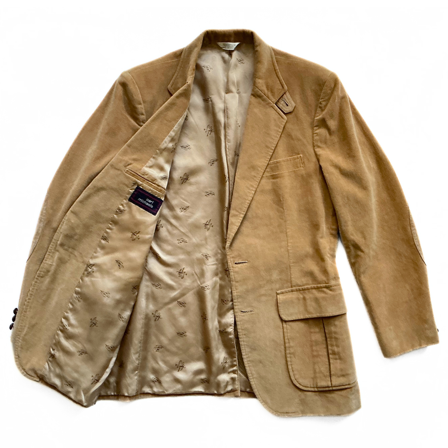 Carl Michaels Corduroy Blazer in Beige / Camel