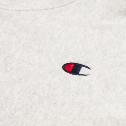Champion Reverse Weave Heritage Pullover in Oat / Heather Grey