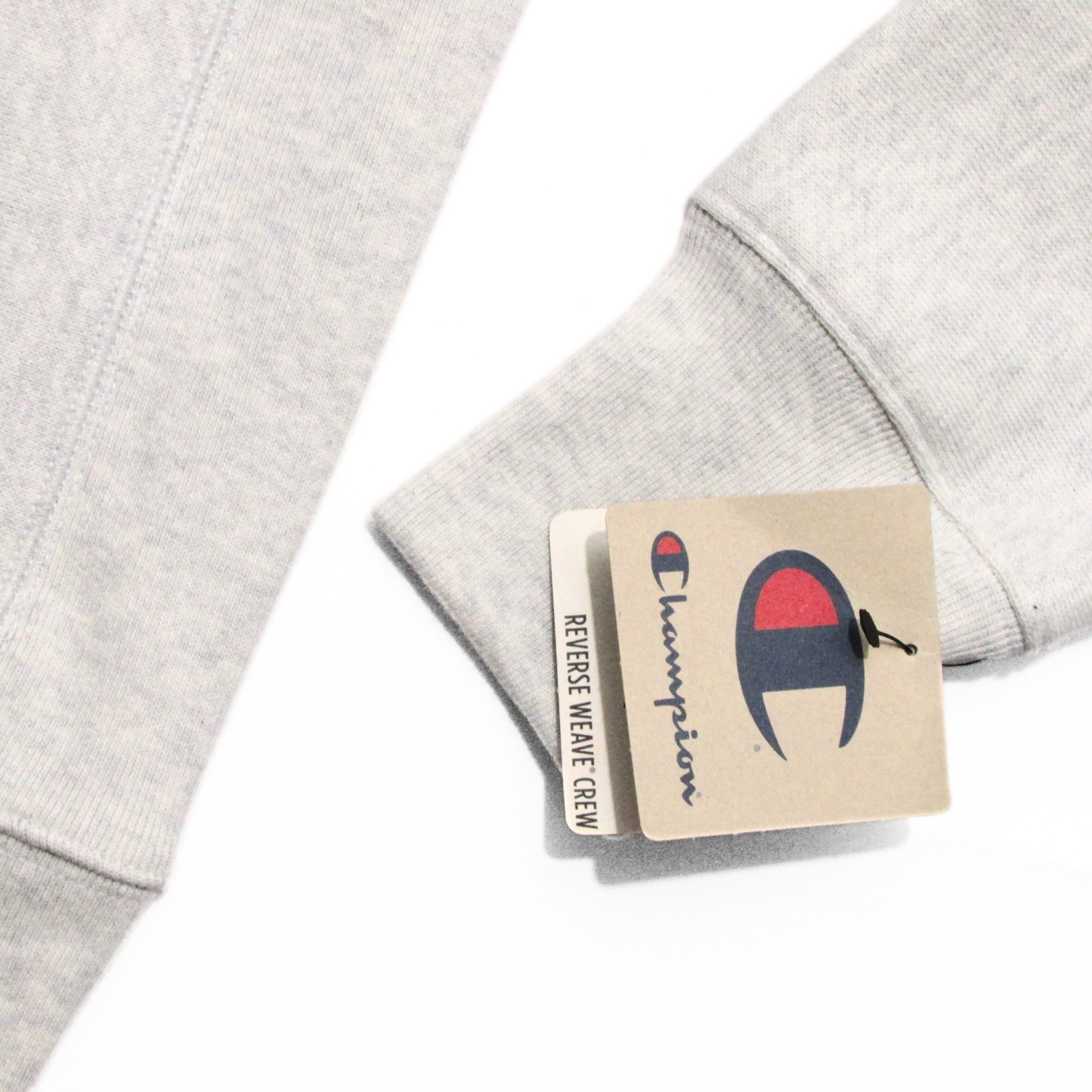 Champion Reverse Weave Heritage Pullover in Oat / Heather Grey