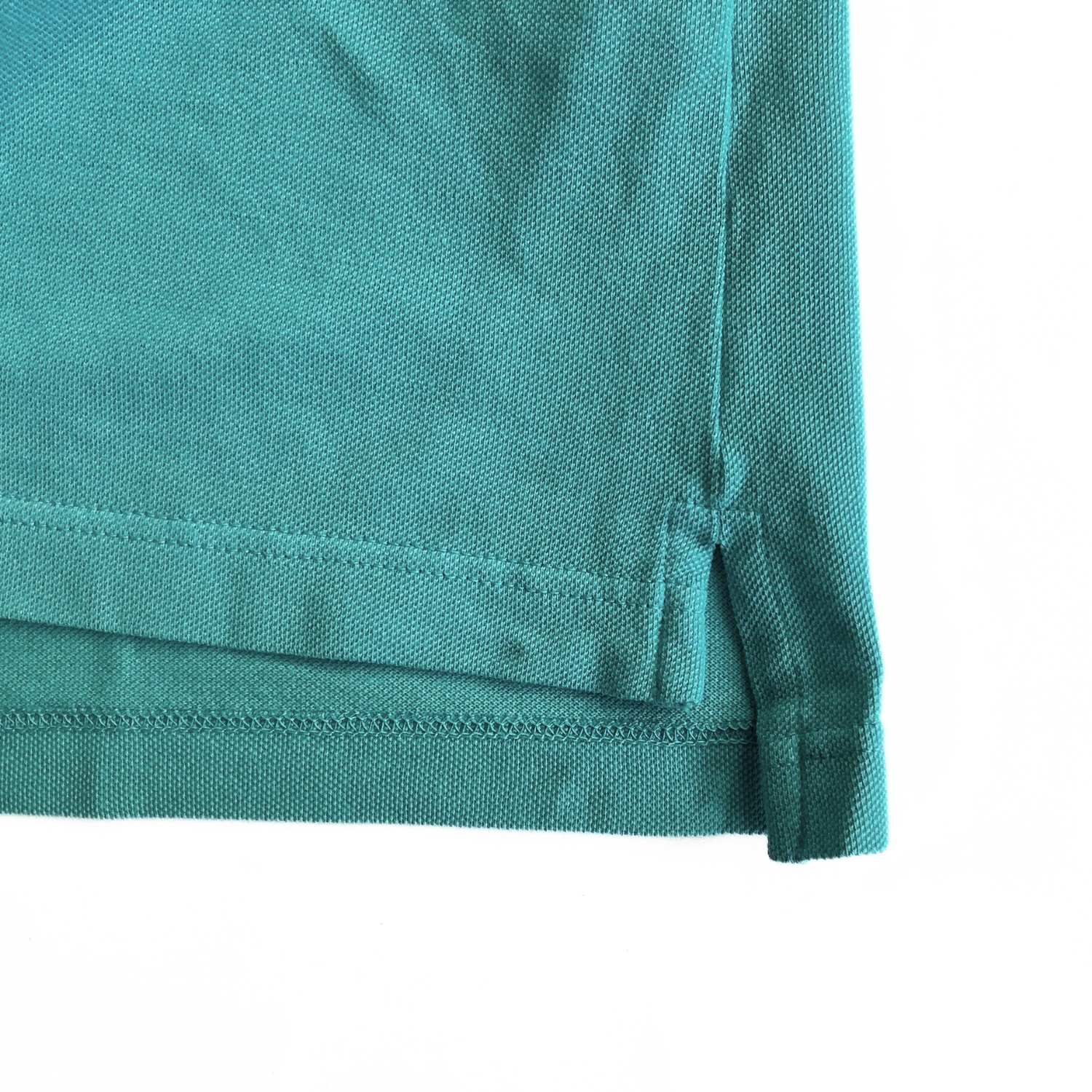 Crimson Paris Longsleeve Polo Shirt in Turqoise