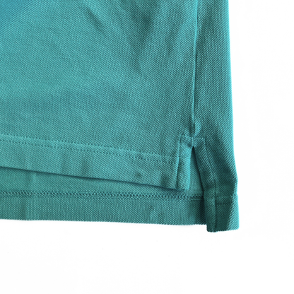 Crimson Paris Longsleeve Polo Shirt in Turqoise