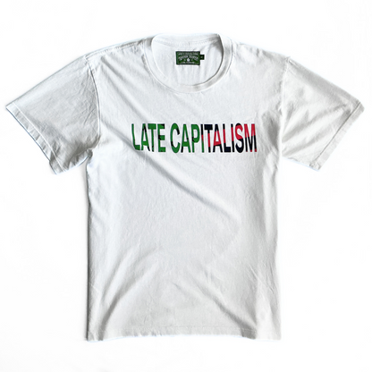 Denim Tears Late Capitalism T-Shirt in White
