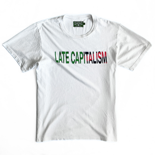 Denim Tears Late Capitalism T-Shirt in White