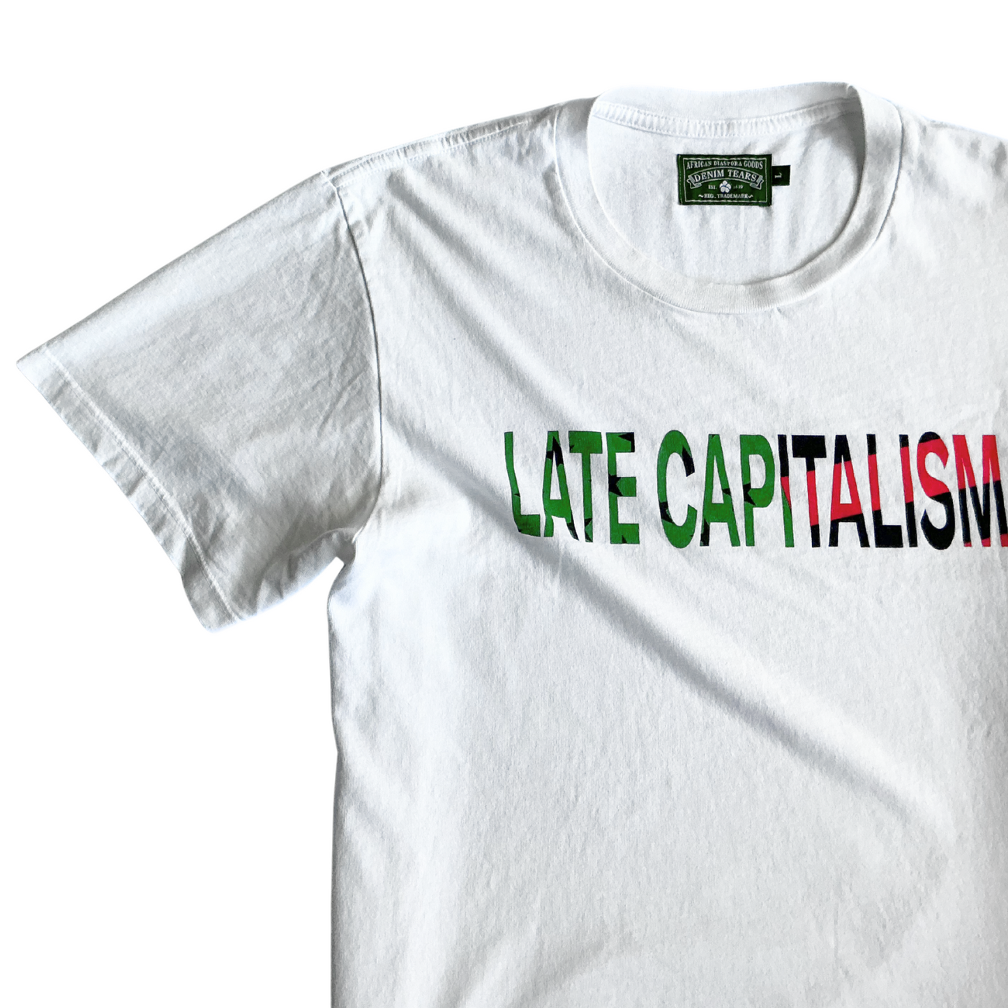 Denim Tears Late Capitalism T-Shirt in White