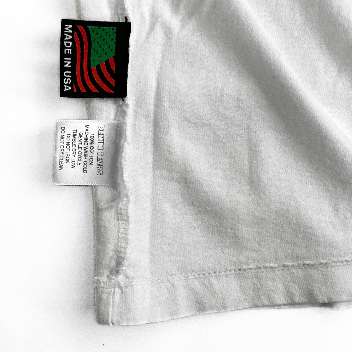 Denim Tears Late Capitalism T-Shirt in White