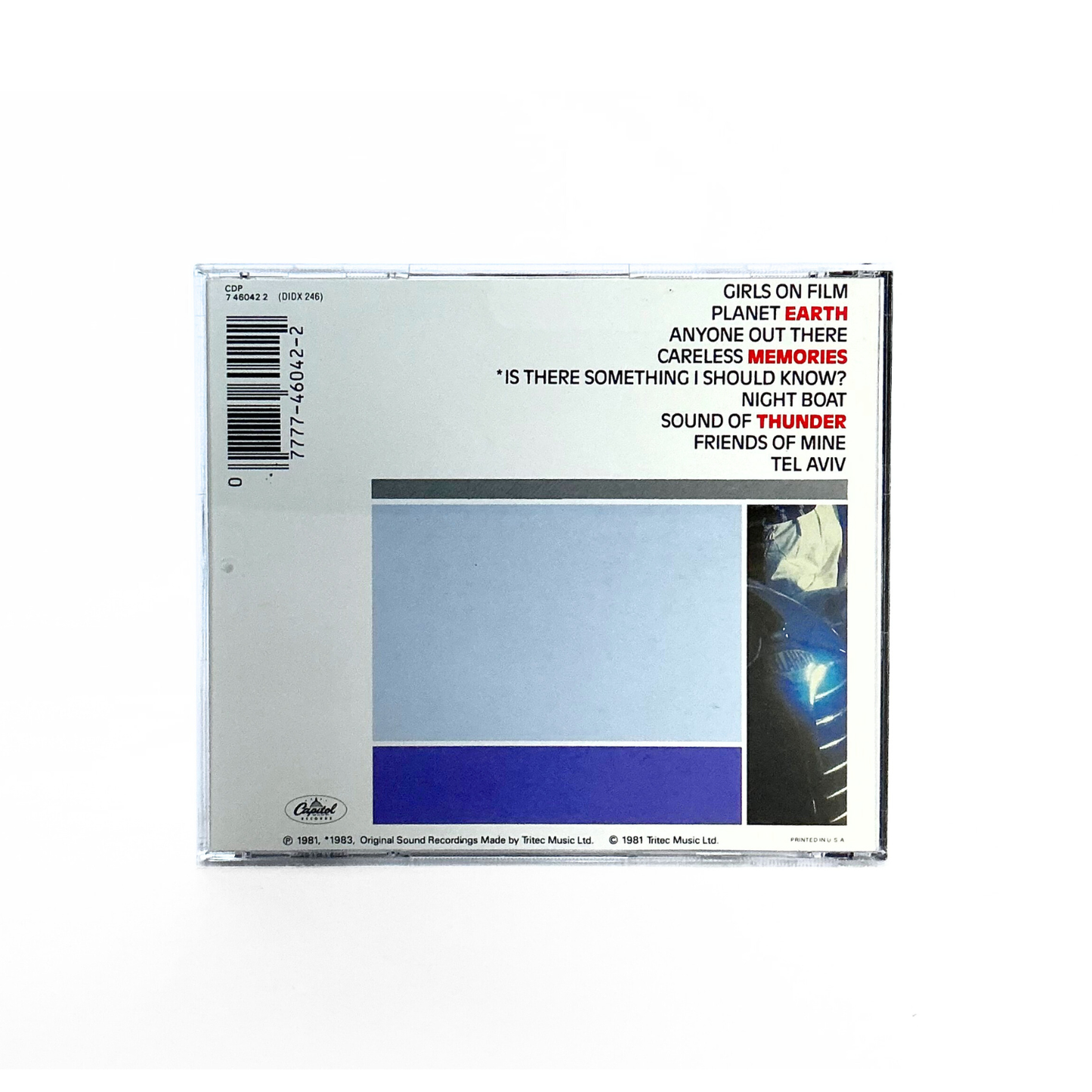 Duran Duran Self-Titled CD [Early Release]