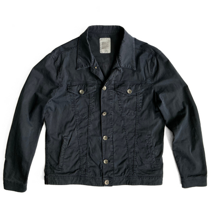 Eleventy Milano Trucker Jacket in Blue