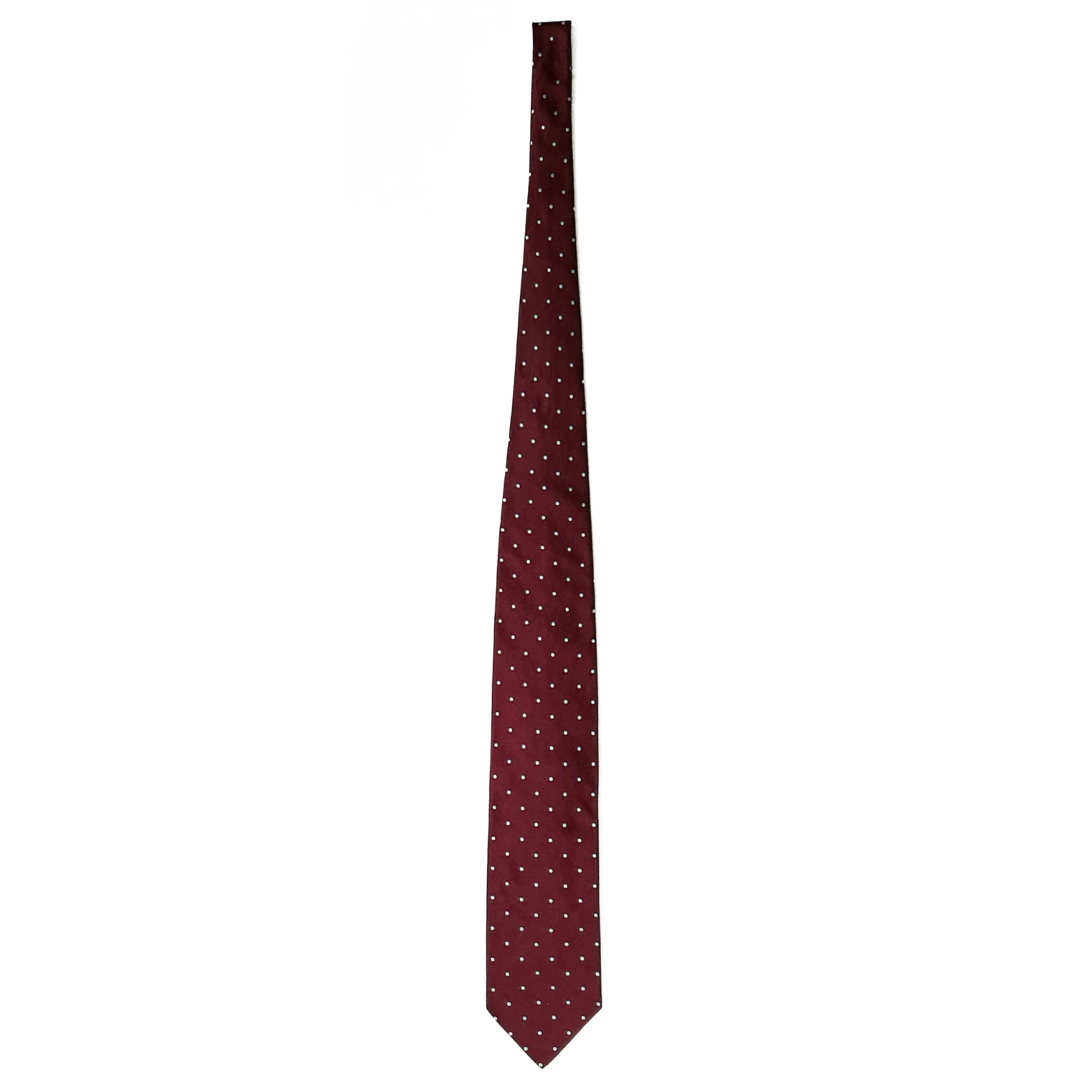 Ermenegildo Zegna Tie in Burgundy / Sky Blue