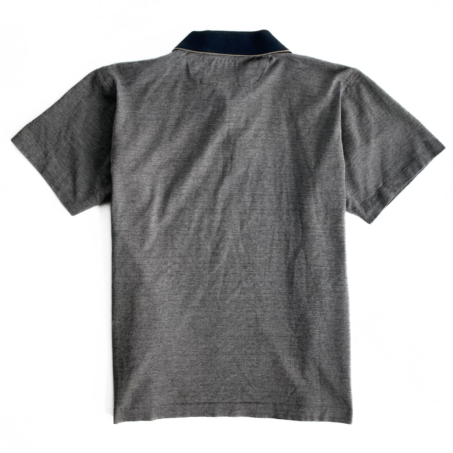 Ermenegildo Zegna Polo Shirt in Blue / Camel