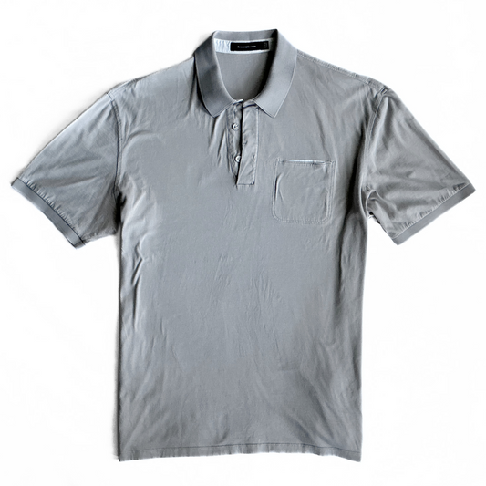 Ermenegildo Zegna Polo Shirt in Stone / White