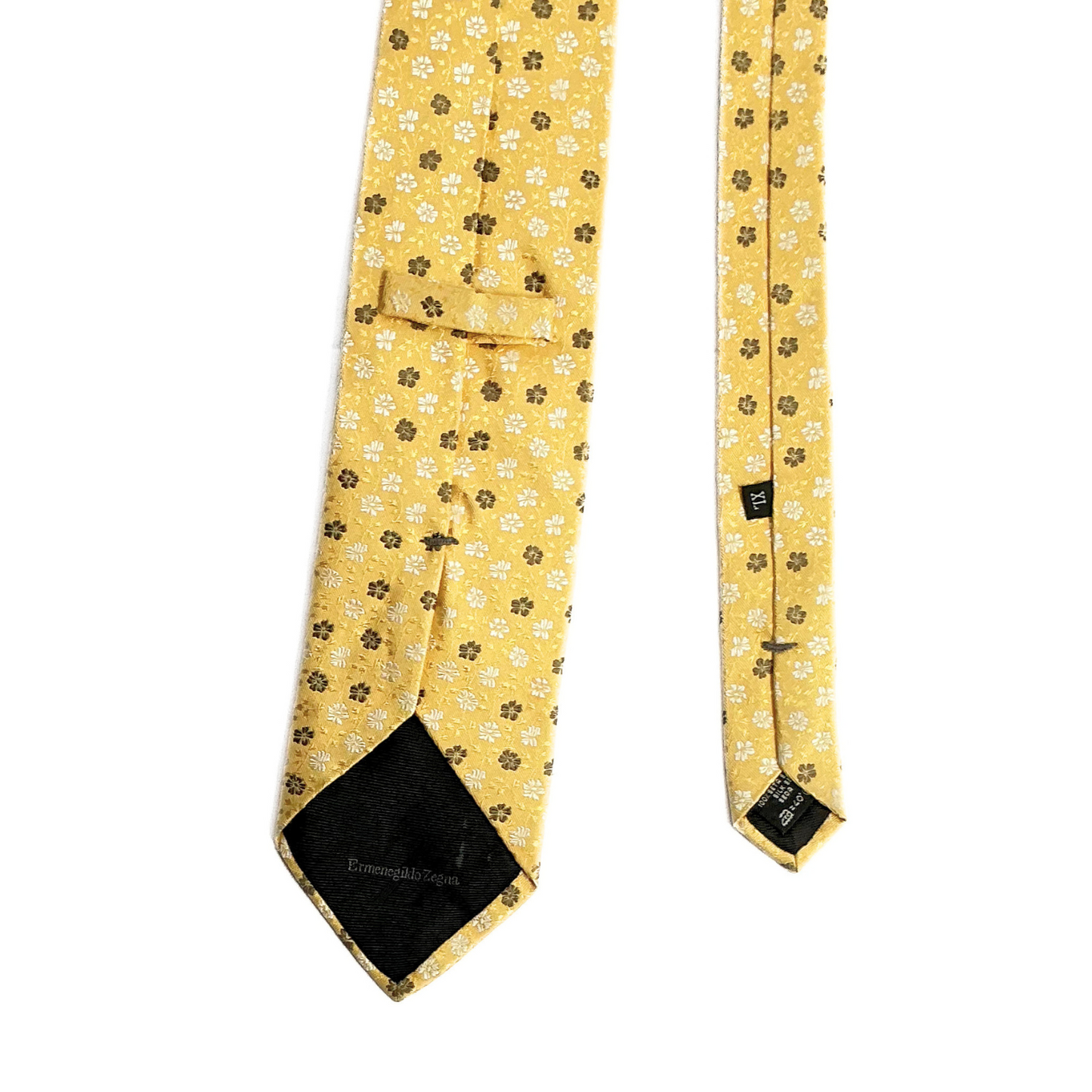 Ermenegildo Zegna Tie in Yellow / Brown