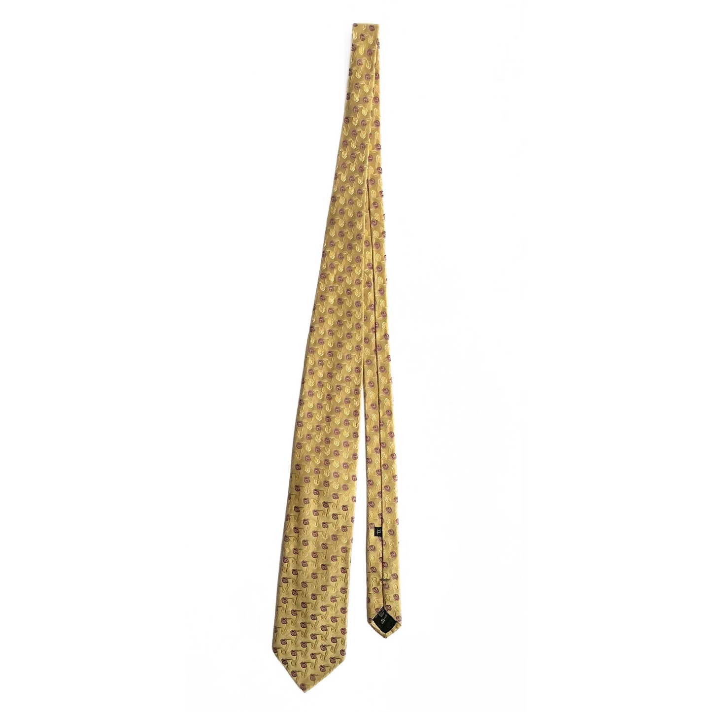 Ermenegildo Zegna Tie in Yellow / Pink