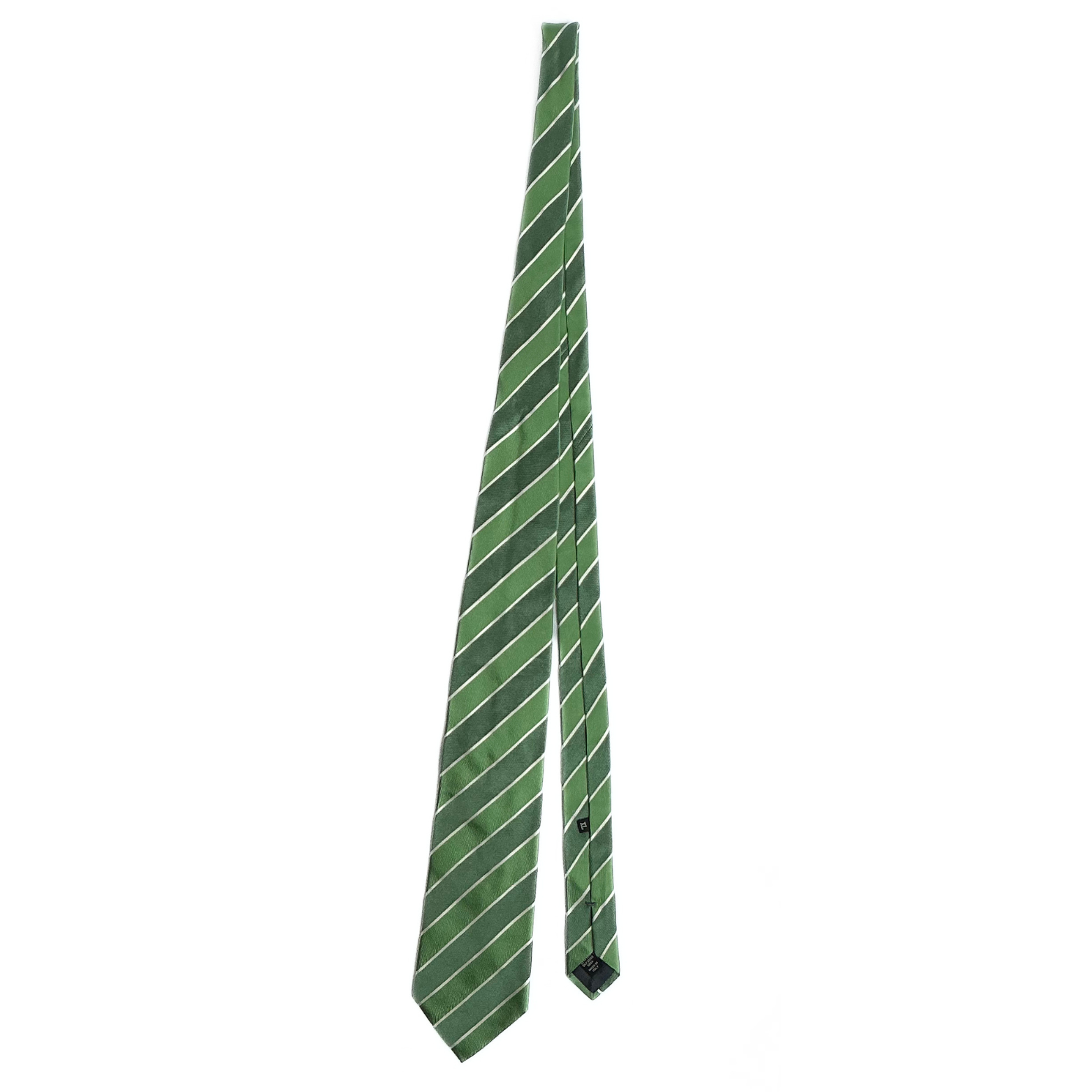 Ermenegildo Zegna Tie in Green Stripes