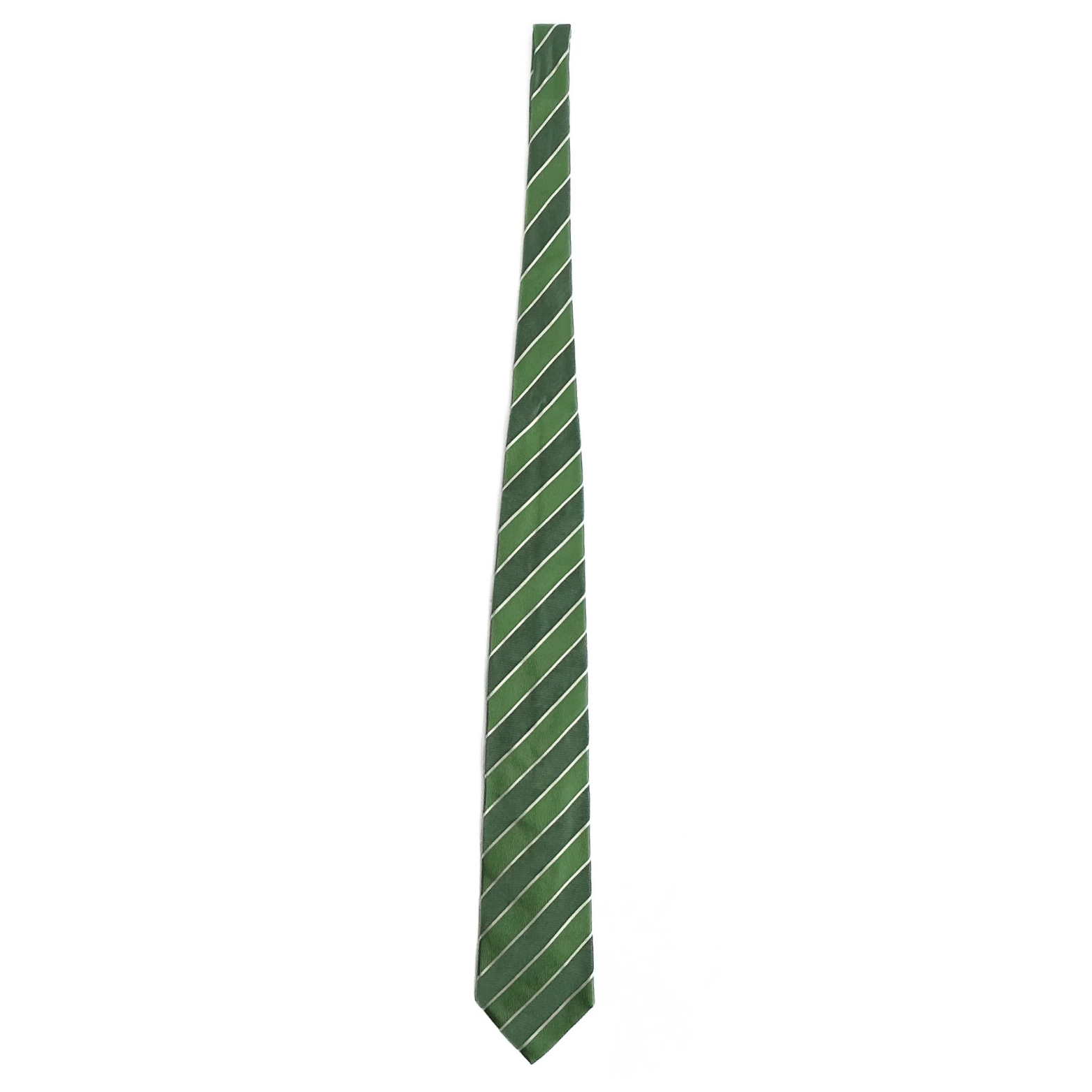 Ermenegildo Zegna Tie in Green Stripes