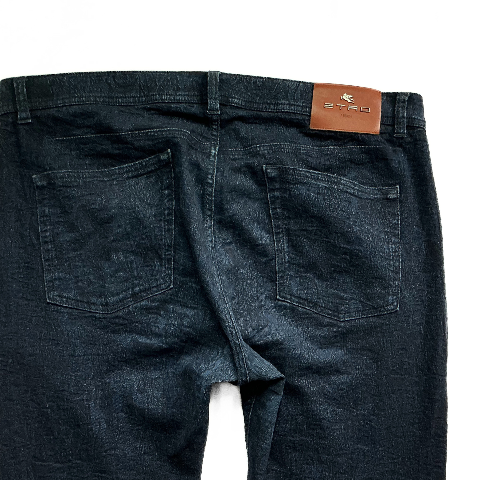 Etro Paisley Textured Side Seam Pants